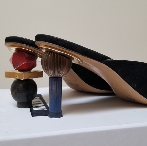 Jacquemus black suede 'Les Mules Sao' size FR 38.5 / US 7.5 - Picture 2 of 8